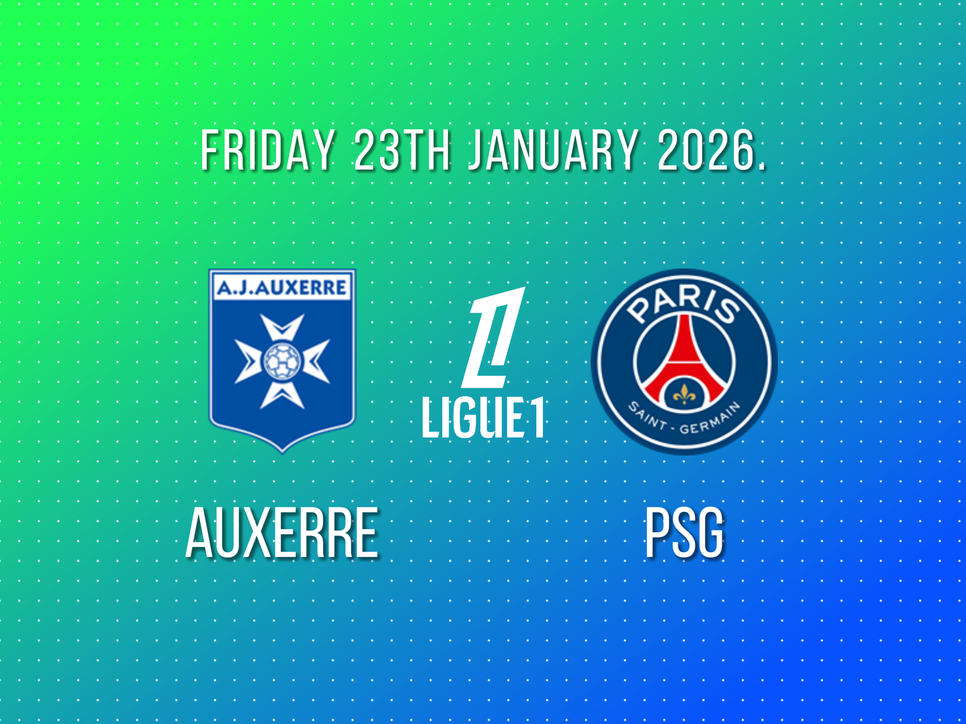 Auxerre vs PSG