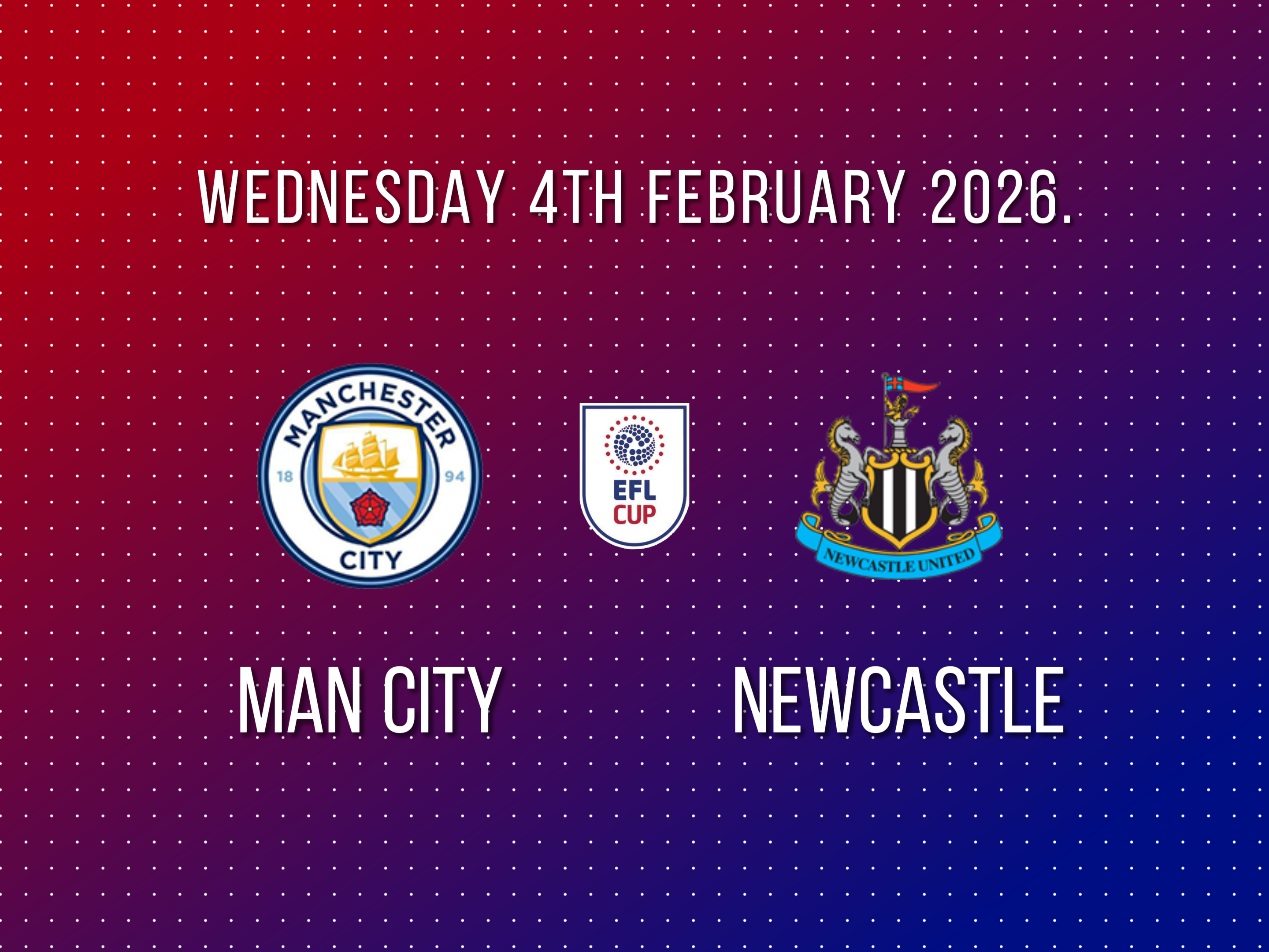 Manchester City vs Newcastle